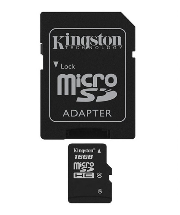 KINGSTON 16GB microSDHC Class 4 Flash Card
