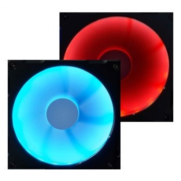 Phanteks Halos Lux RGB LED Işıklı Gaming Oyuncu Bilgisayar Fan Çerçevesi,140mm - Siyah (2 Adet)