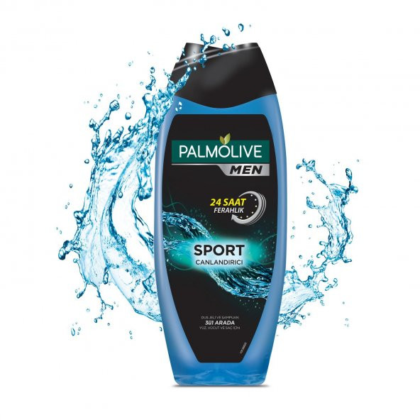 Palmolive Men Sport 3ü 1 Arada Canlandırıcı Erkek Duş Jeli 500 ml