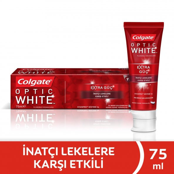 Colgate Optik Beyaz Extra Güç Beyazlatıcı Diş Macunu 75 ml