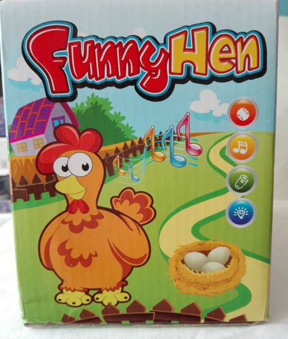 YUMURTLAYAN TAVUK FUNNY HEN IŞIKLI SESLİ YUMURTA BIRAKAN TAVUK - 4