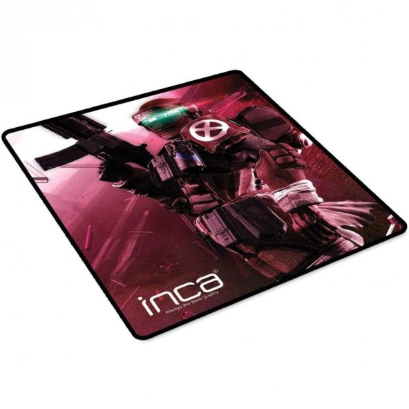 Inca IMP-011 Oyuncu Mouse Pad Kauçuk Taban 280x330x3mm