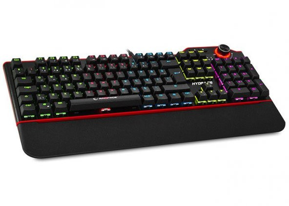 Everest Rampage Hydra R6 Full Color RGB LED Gaming Pro Blue Switch Aluminyum Kaplama Multimedia Mekanik Klavye - 3