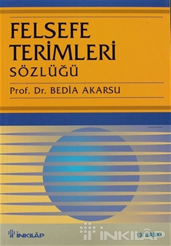 Felsefe Terimleri Sözlüğü