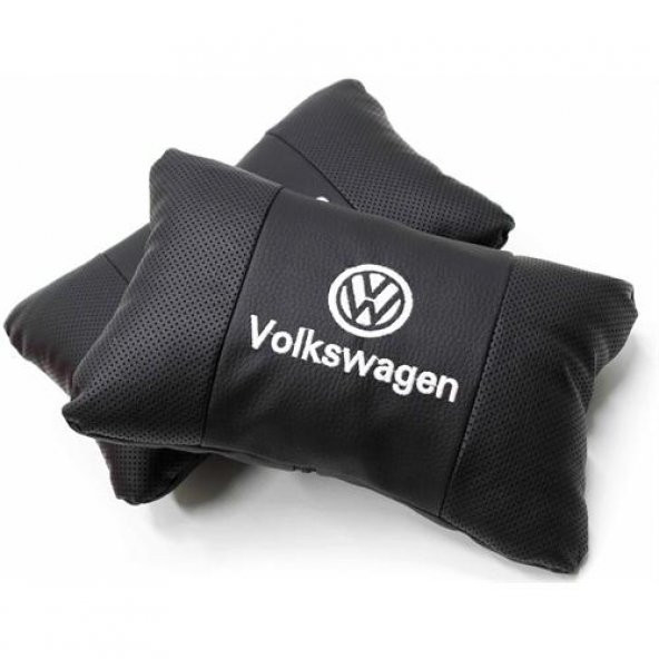 Simoni VW Logolu Ortopedik Deri Boyun Boşluğna Yastık