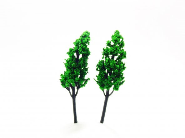 2 adet Minyatür Mini Ağaç 2li Paket Model Ödev Malzemesi