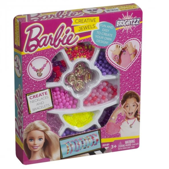 Barbie Boncuk Kolye Bileklik Takı Yapma Seti