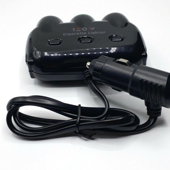 smart Araç Tır Çakmaklık Çoğaltıcı USB Oto-Araba Çakmak Soket Çoklayıcı - 5