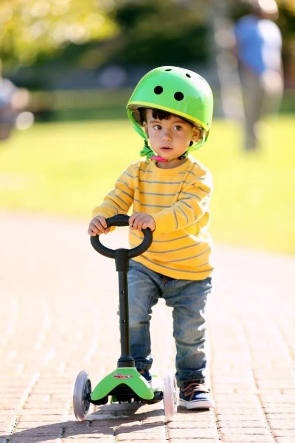 Micro Mini 3 in 1 Deluxe Green Scooter MMD010 - 6