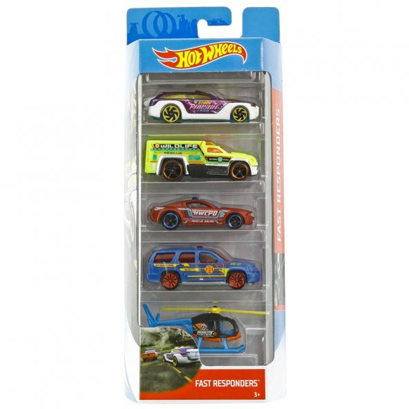 Hot Wheels Beşli Araba Seti FKT58