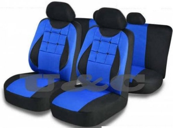 ssangyong Korando Sports Oto Koltuk Kılıfı Set Düğmeli Model 5 Parça Araba Araç