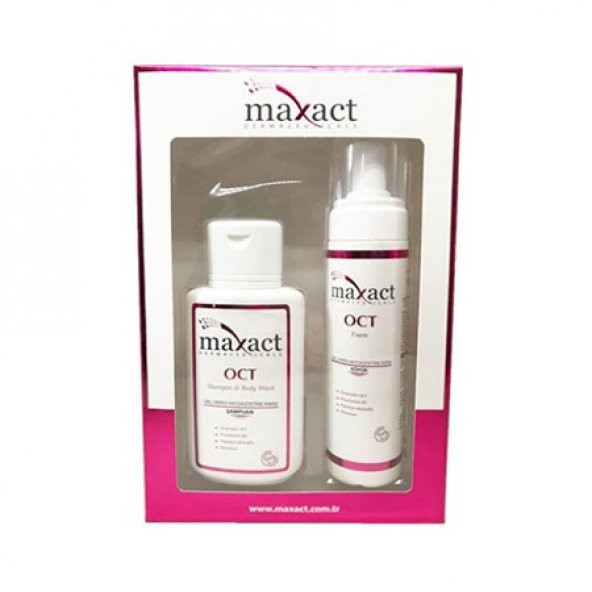 Maxact OCT Shampoo 250ml  OCT Foam 200ml Kofre