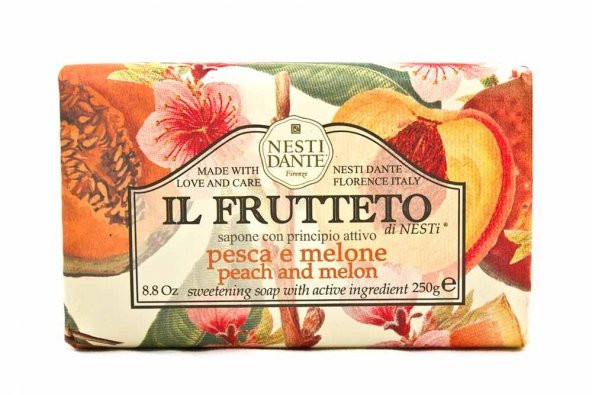 Nesti Dante Il Frutteto Peach Melon Canlandırıcı Sabun 250 Gr