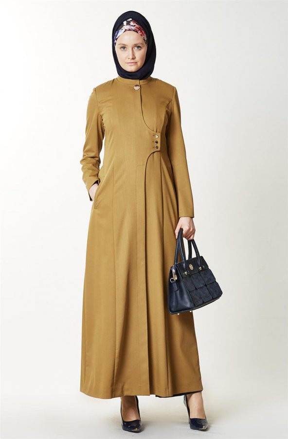 Kayra Pardesü-Oliv KA-B7-15033-33 - Resim 4