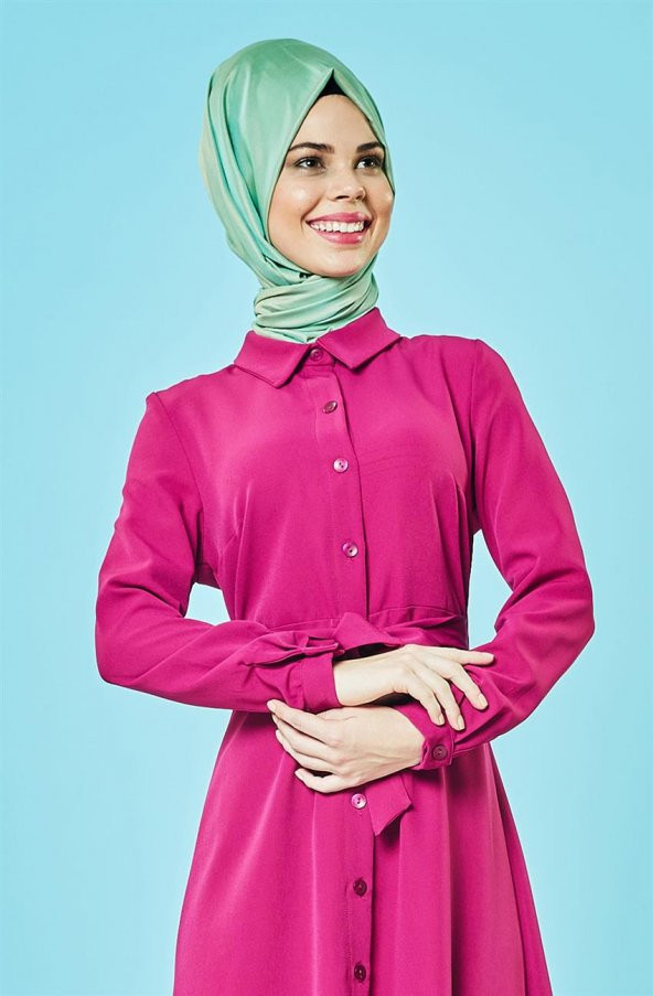 Nursima Elbise-Fuşya 1817-43 - 4