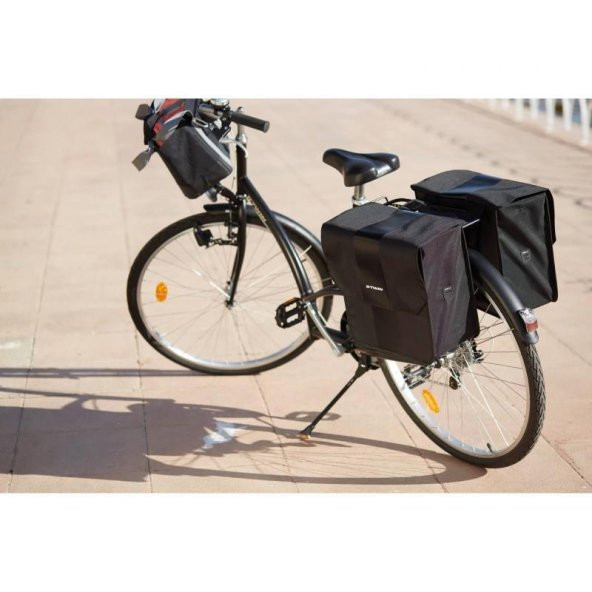Bisiklet Heybe Çanta Heybe Bagaj 2x 20 Litre Portbagaj Çantası - 3