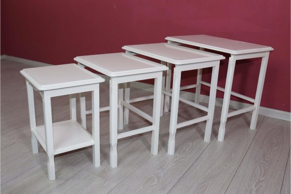 STOKER 4 LÜ ZİGON SEHPA TAKIMI - 3