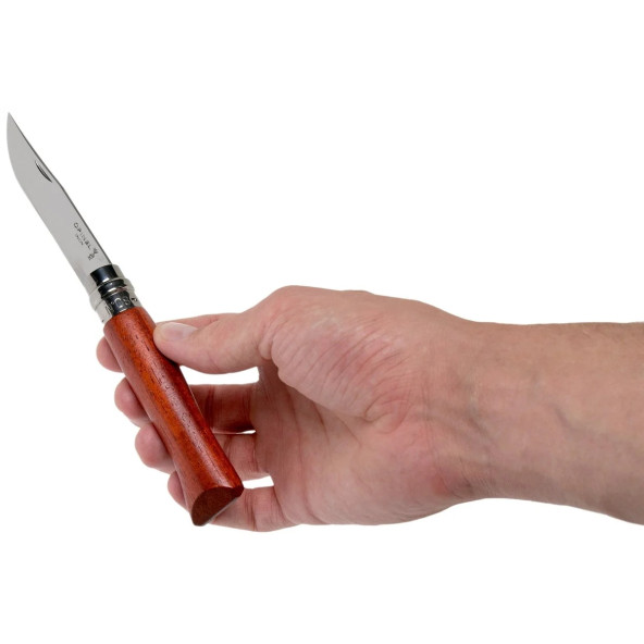 Opinel Inox No 8 Padouk Saplı Paslanmaz Çelik Çakı (Kutulu) - 8