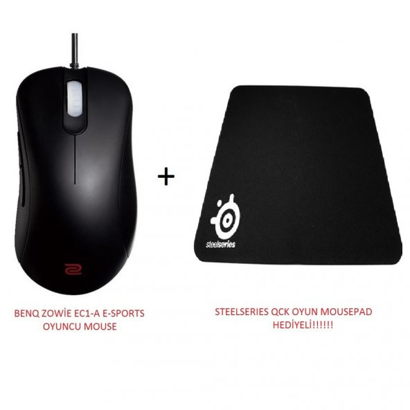 BenQ Zowie EC1-A e-Sports Oyuncu Mouse + STEELSERIES QCK OYUN MOUSEPAD HEDİYELİ