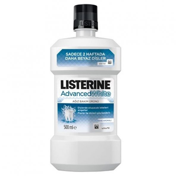 Listerine Listerine Advanced White Gelişmiş Beyazlık 500 ml Gargara