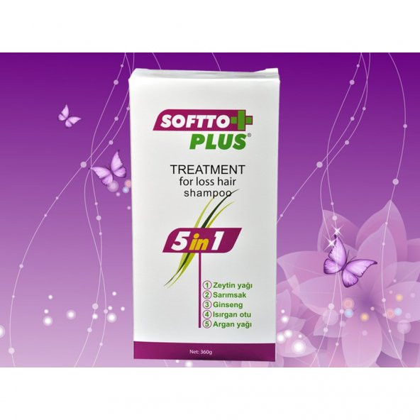 Softto Plus Saç Dökülmesini Önleyici Bitkisel 5in1 Şampuan