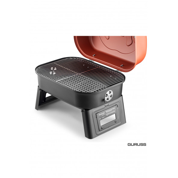 Guruss Go & Grill Barbekü Mangal Oksit Kırmızı - 4