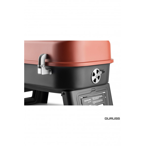Guruss Go & Grill Barbekü Mangal Oksit Kırmızı - 7