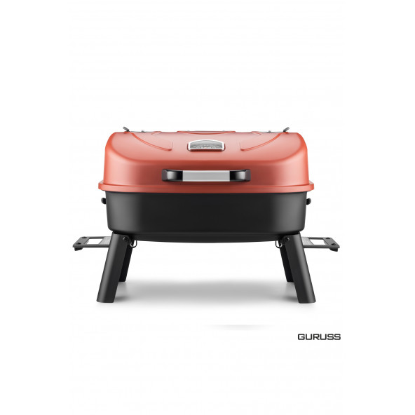 Guruss Go & Grill Barbekü Mangal Oksit Kırmızı - 8