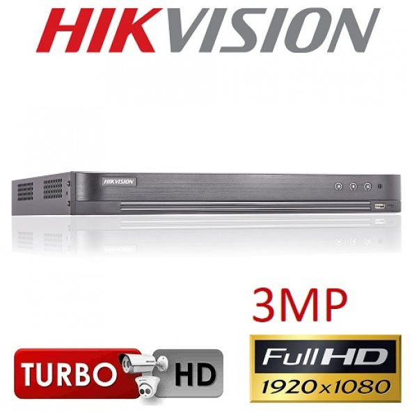 HAIKON 4in1 16kanal 3mp DS-7216HQHI-K2 3mp 2x 6tb AHD,CVI,TVI Kayıt Cihazı HDMI Gigabit