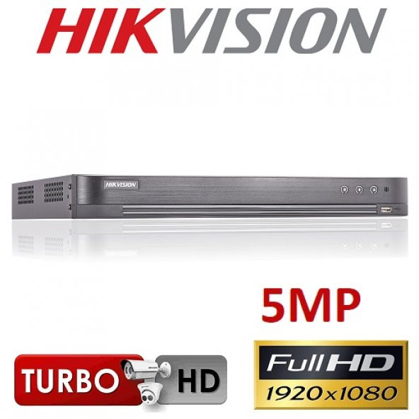 HAIKON 4in1 16kanal 5mp DS-7216HUHI-K2 5mp 2x 8tb AHD,CVI,TVI Kayıt Cihazı HDMI Gigabit