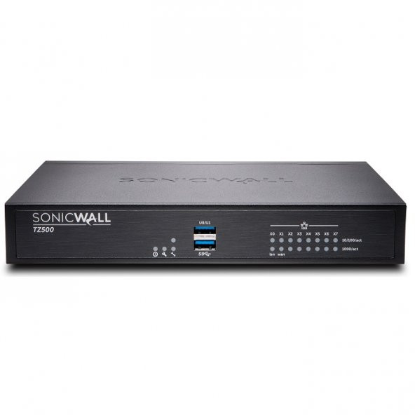 SONICWALL 100kullanıcı TZ500 01-SSC-0428 2yıl Ücretsiz Lisans UTM Firewall 1400mbps
