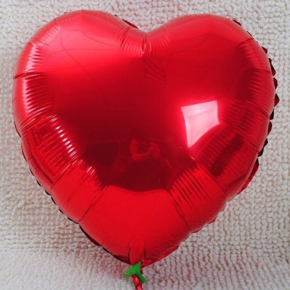 Kalpli Kırmızı 45 Cm Folyo Balon
