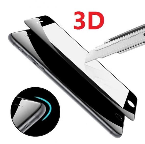 iPhone 6 6S 7 Plus Kırılmaz 3D Cam Filmi Esnek Tam Ekran Koruyucu