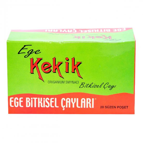 Ege Lokman Kekik Otu Bitki Çayı 20 Süzen Poşet