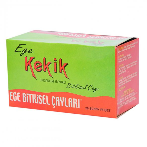 Ege Lokman Kekik Otu Bitki Çayı 20 Süzen Poşet - 5