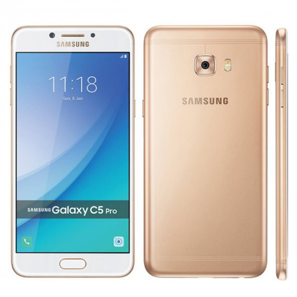 Samsung Galaxy C5 Pro Gold Dual Sim (İthalatçı Garantili)