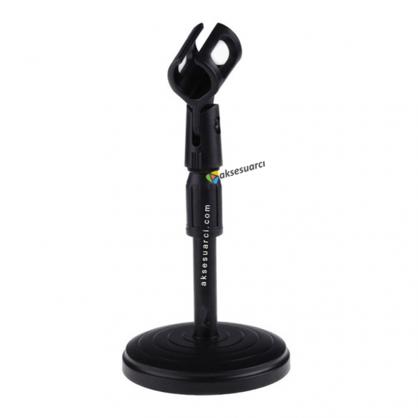 Masaüstü Mikrofon Tutucu Ayaklı Mikrofon Standı Karaoke Mikrofon