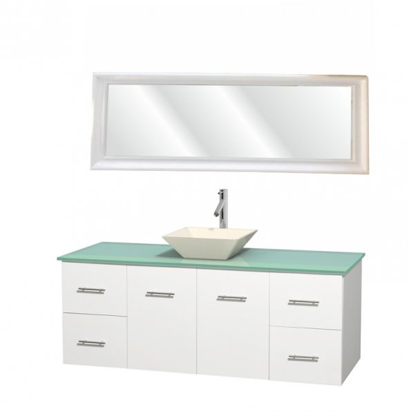 Beyaz Boy Banyo Salon Antre Koridor Şifonyer Komodin Duvar Aynası - 5