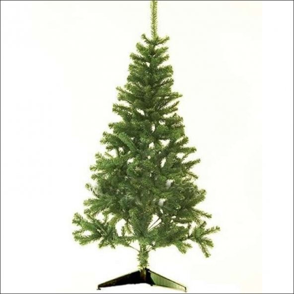 Bol Süslü 180 cm Uzun Gerçek Gibi Yeşil Gür Yılbaşı Çam Ağacı - Resim 2