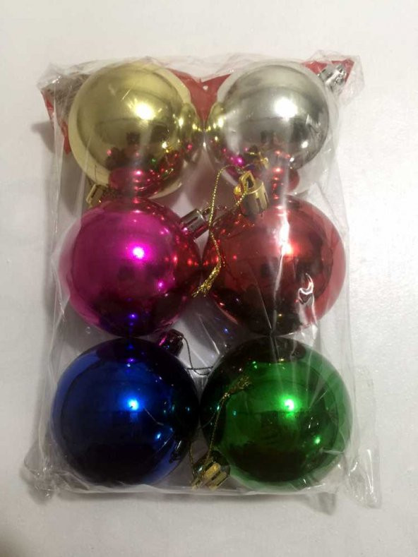 Yılbaşı Ağacı İçin Rengarenk Küre - 2