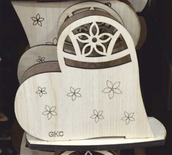 Kalp Formunda Peçetelik