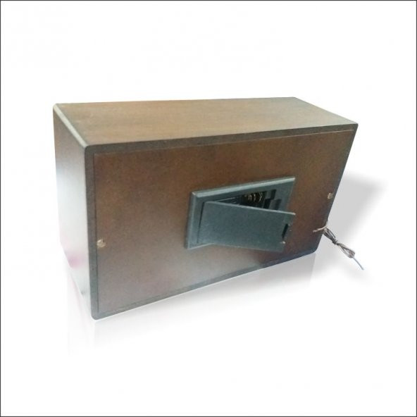 Retro Vintage Antika Görünümlü Ahşap Dekoratif Kahve Klasik Radyo - 4