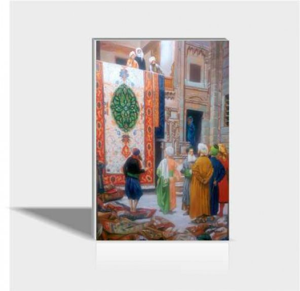 60x90 cm Halı Tüccarı Canvas Tablo