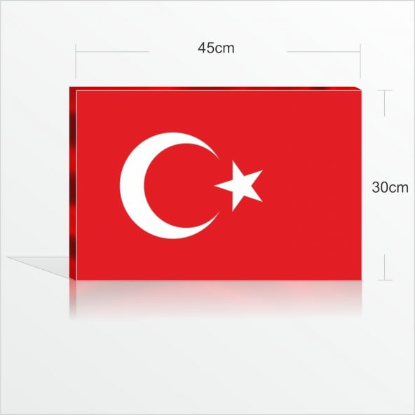 Erat Okul Sınıf Dershane Devlet İçin Sade Türk Bayrağı Pano - 2