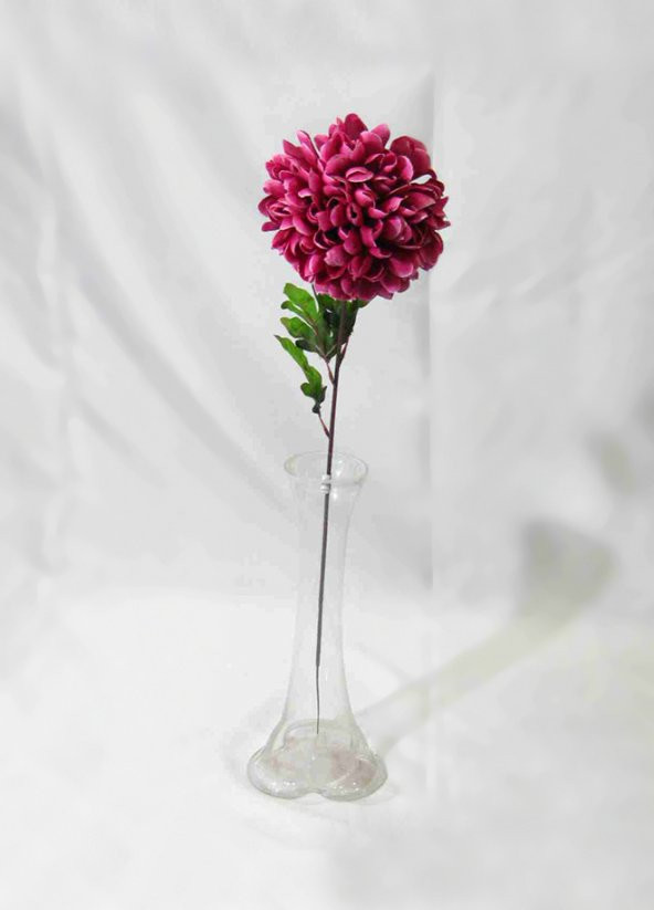Lila Ortanca 40 cm Cam Vazo