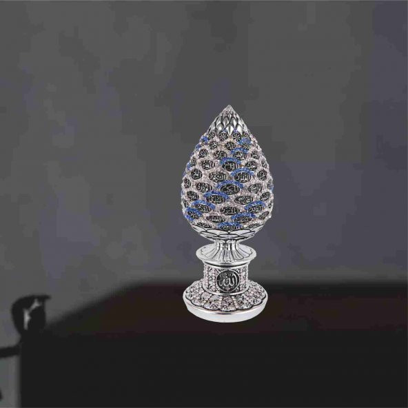 Renkli Taşlı Esma-ül Hüsna Külçe Biblo - Resim 3