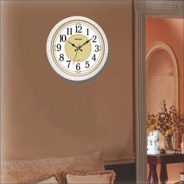 Çatlatma Çerçeve Ev Ofis İşyeri Otel Büyük Rakamlı Duvar Saati - Resim 2
