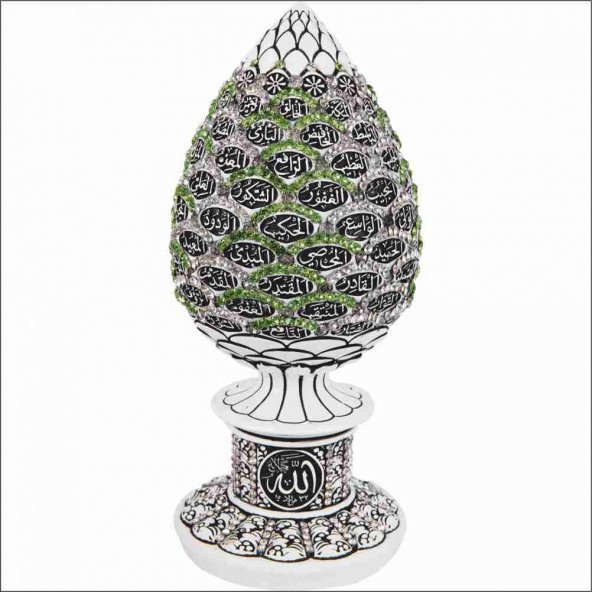 Renkli Taşlı Esma-ül Hüsna Külçe Biblo ürün görseli 1