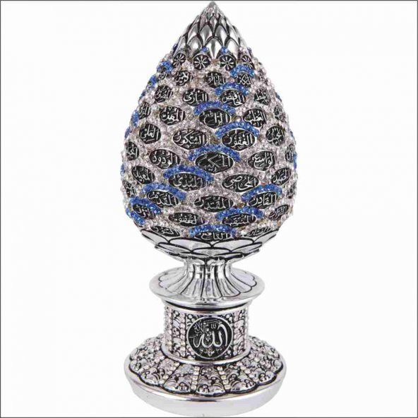 Renkli Taşlı Esma-ül Hüsna Külçe Biblo ürün görseli 1