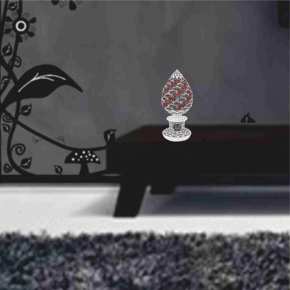 Renkli Taşlı Esma-ül Hüsna Külçe Biblo - 2